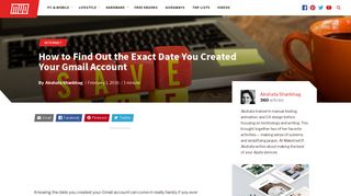 How to Find Out the Exact Date You Created Your Gmail Account