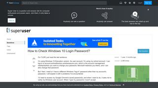 How to Check Windows 10 Login Password? - Super User