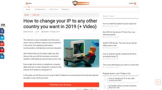 How to change your IP to any other country you want in 2019 (+ Video)