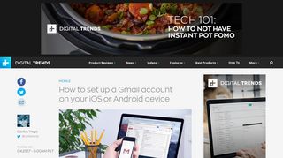 How to Set up Gmail on Your iPhone or Android Device | Digital ...