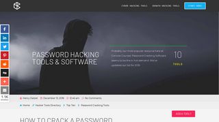 Password Hacking Tools & Software Used By Cyber Professionals in ...