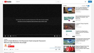 How To Hack Windows-7/10 Password | Hack Computer Password ...