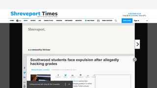 Southwood students face expulsion after allegedly hacking grades
