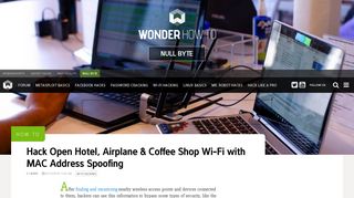 How to Hack Open Hotel, Airplane & Coffee Shop Wi-Fi with MAC ...