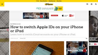 How to switch Apple IDs on your iPhone or iPad | iMore