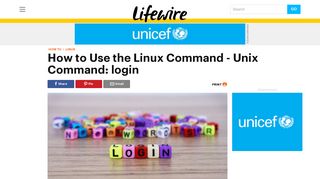 How to Use the Linux Command - Unix Command: login - Lifewire