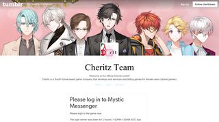 Cheritz Team — Please log in to Mystic Messenger