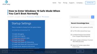How to Enter Windows 10 Safe Mode When You Can't Boot ...
