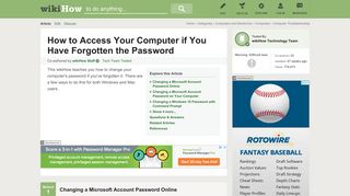 7 Ways to Access Your Computer if You Have Forgotten the Password