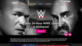WWE Network Channel – LIVE Pay-Per-View events, Reality Shows ...