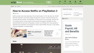 How to Access Netflix on PlayStation 3: 9 Steps (with Pictures)