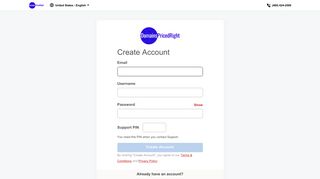 Create Account - Sign In
