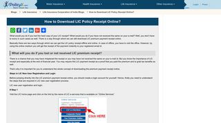 How to Download LIC Premium Payment Receipt Online - PolicyX