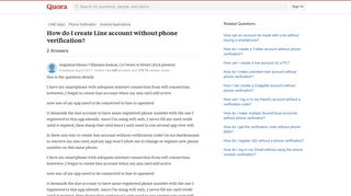 How to create Line account without phone verification - Quora