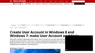 Create User Account in Windows 8 and Windows 7: make User ...