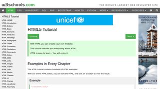 HTML Tutorial - W3Schools