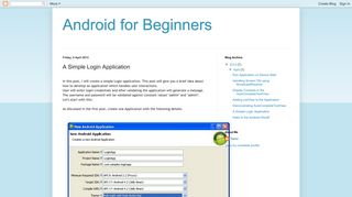 Android for Beginners: A Simple Login Application
