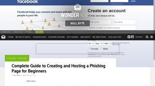Complete Guide to Creating and Hosting a Phishing Page for ...