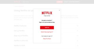 Using Netflix on your Roku TV - Netflix Help Center