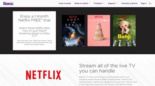 Netflix | Offers | Roku