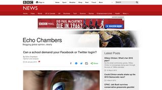 Can a school demand your Facebook or Twitter login? - BBC News