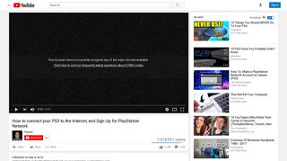 How to connect your PS3 to the Internet, and Sign Up for PlayStation ...