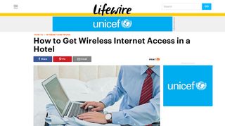 Access Wireless Internet in a Hotel - Lifewire