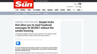 Simple tricks that allow you to read Facebook messages IN SECRET ...