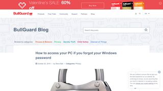 How to access your PC if you forgot your Windows password | Blog ...