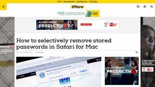 How to selectively remove stored passwords in Safari for Mac | iMore