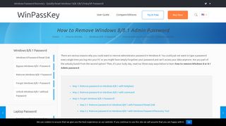 3 Easy Ways to Remove Windows 8/8.1 Admin Password - Windows ...