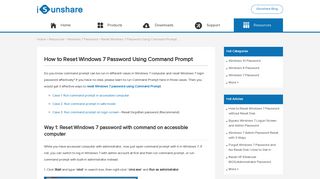 3 Ways to Reset Windows 7 Password with Command Prompt