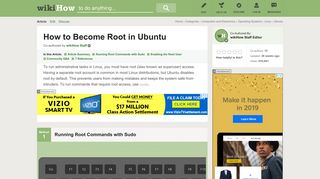 The 2 Best Ways to Become Root in Ubuntu - wikiHow
