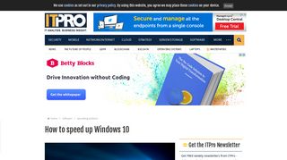 How to speed up Windows 10 | IT PRO