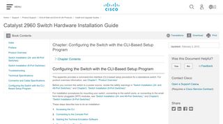 Catalyst 2960 Switch Hardware Installation Guide ... - Cisco