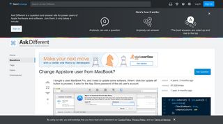 Change Appstore user from MacBook? - Ask Different