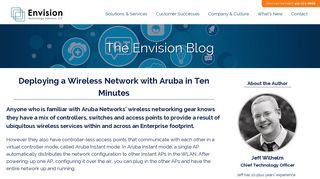 Deploying a Wireless Network with Aruba in Ten Minutes - Envision ...