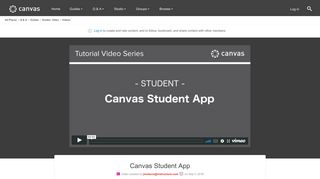 Canvas Student App | Canvas LMS Community