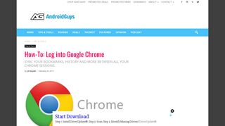 How-To: Log into Google Chrome - AndroidGuys