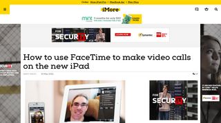 How to use FaceTime to make video calls on the new iPad | iMore