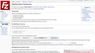 FileZilla Client Tutorial (en) - FileZilla Wiki