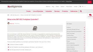 What is the SAP GRC Firefighter Controller and Controller Log Report?