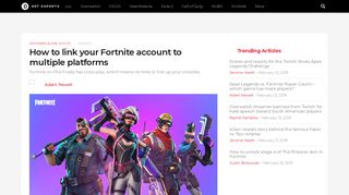 How to Link Your Fortnite Account to PC, PS4, Xbox One, and Switch ...
