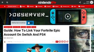 How To Link Your Fortnite Epic Account On Switch And PS4 - Guide ...