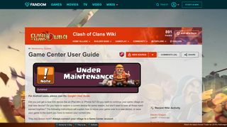 Game Center User Guide | Clash of Clans Wiki | FANDOM powered ...