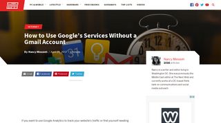 How to Use Google's Services Without a Gmail Account - MakeUseOf