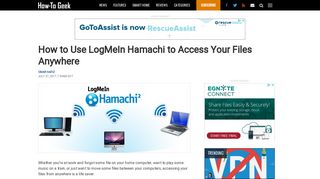 How to Use LogMeIn Hamachi to Access Your Files Anywhere