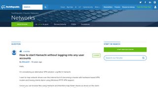 How to start Hamachi without logging into any user accounts ...