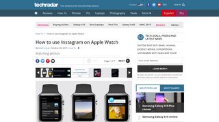 How to use Instagram on Apple Watch | TechRadar