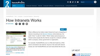How Intranets Works | HowStuffWorks